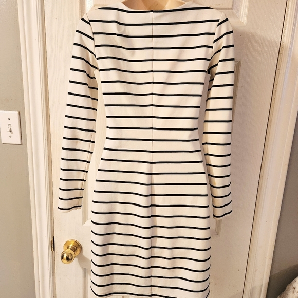 H&M STRIPED LONG SLEEVE DRESS - Picture 6 of 11
